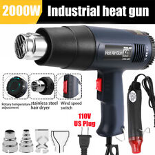 2000W/1500W/300W Heat Gun Hot Air Gun Dual Temperature LCD Display+ 4 Nozzles  picture
