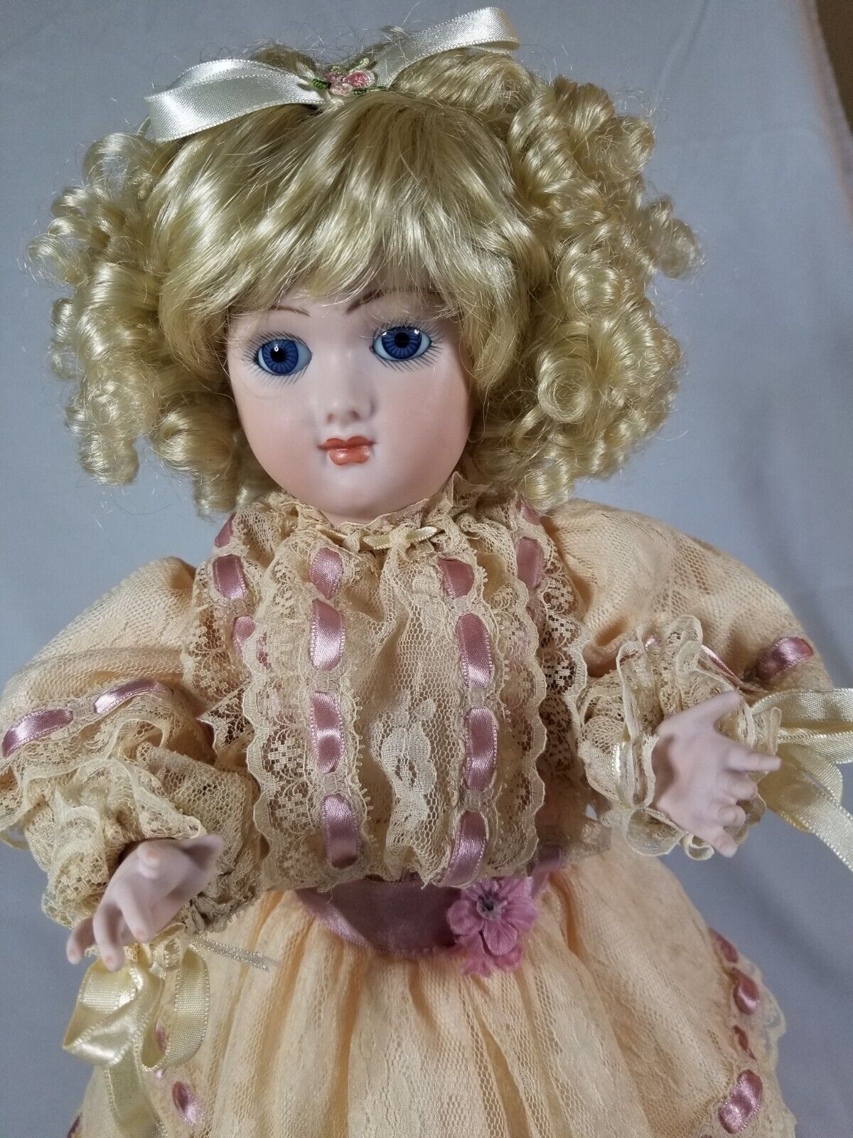 Rare Antique Reproduction Jumeau Bebe Francais Artist Doll~Marks B 7 F~17\