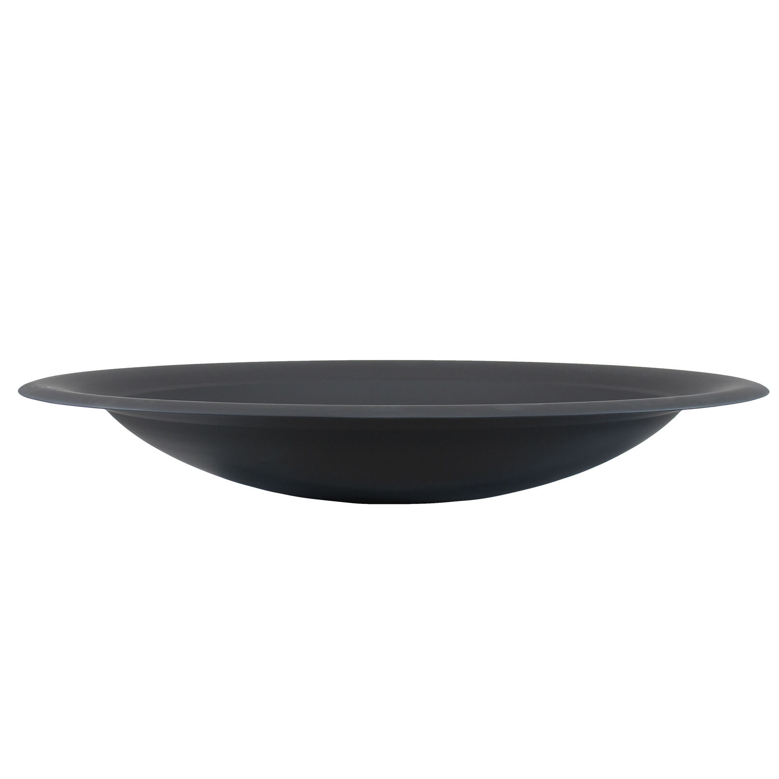 39 in Classic Elegance Steel Replacement Fire Pit Bowl - Black by Sunnydaze