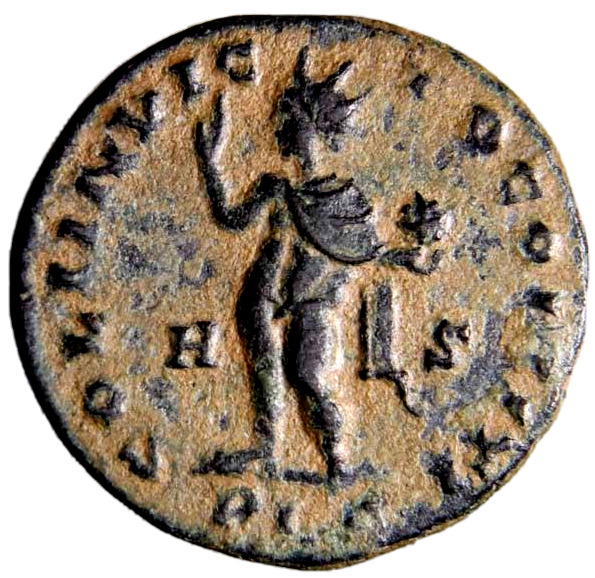 VERY RARE NONE ONLINE Only Example Mint of LYON PLG H-S Sol Roman Coin wCOA