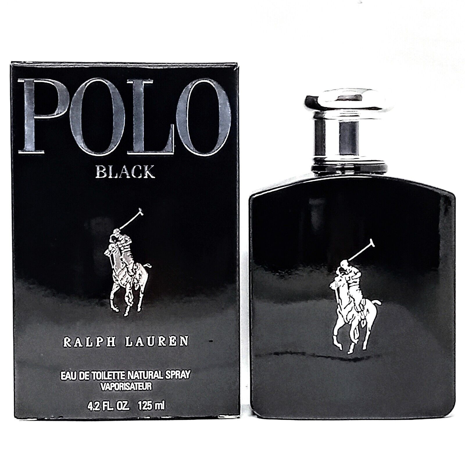 Polo Black by Ralph Lauren 4.2 Oz / 125 Ml – Men\'s EDT, Original Sealed Box