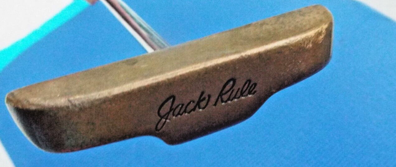 VINTAGE JACK RULE PUTTER--VERY RARE-GOLF PRIDE GRIP-34.5 INCHES