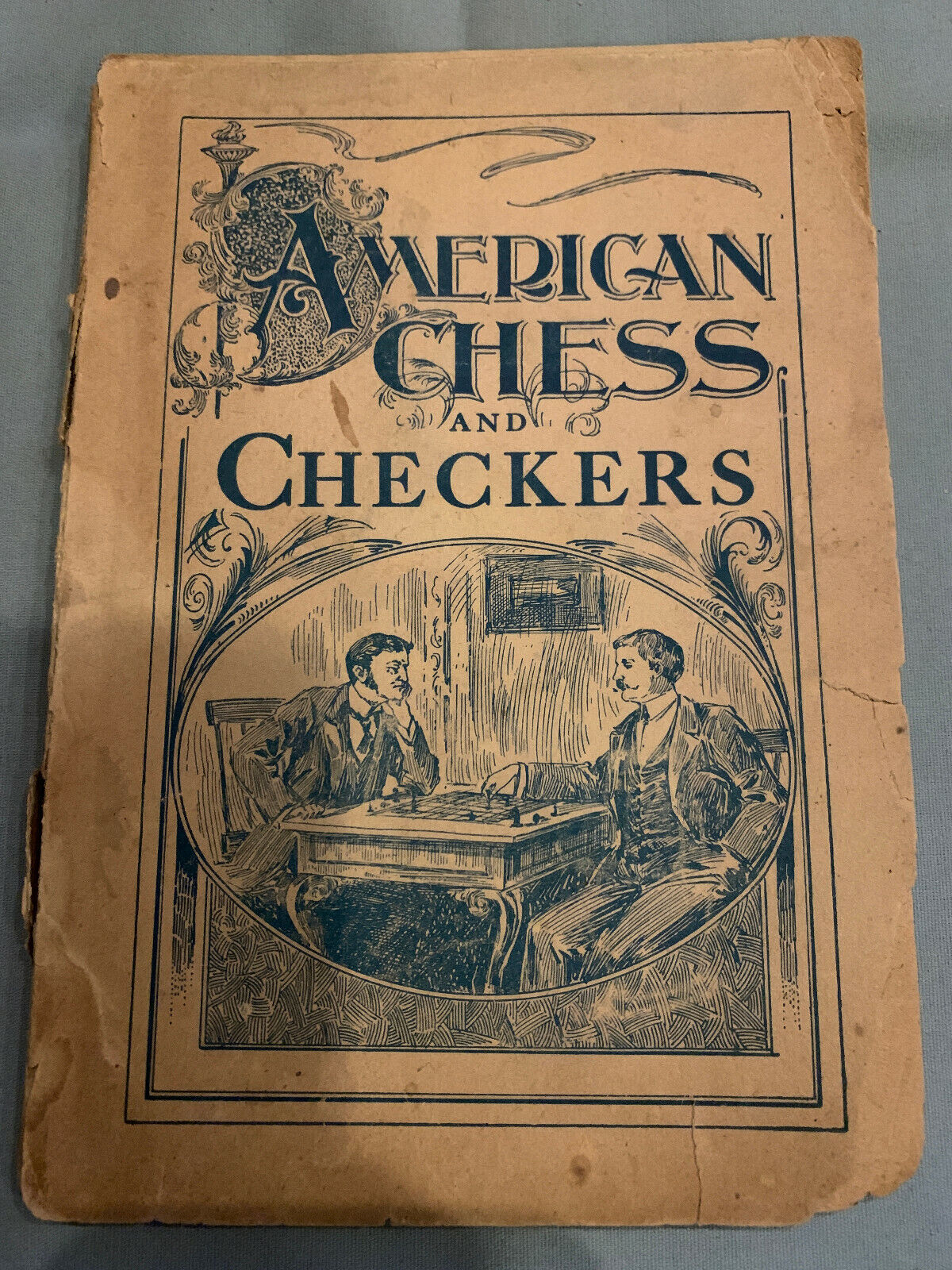 American Chess and Checkers 1880 A T B De Witt Antique SC Game Manual Book RARE