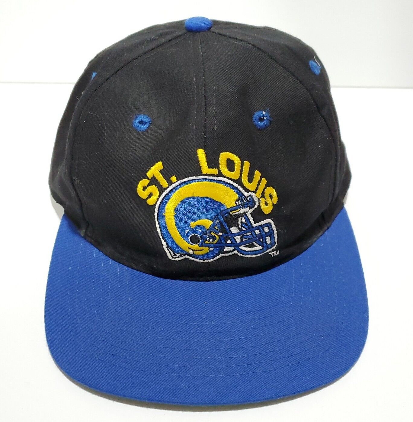 Vintage St Louis Rams Cap Hat Logo 7 Team NFL Snapback Los Angeles
