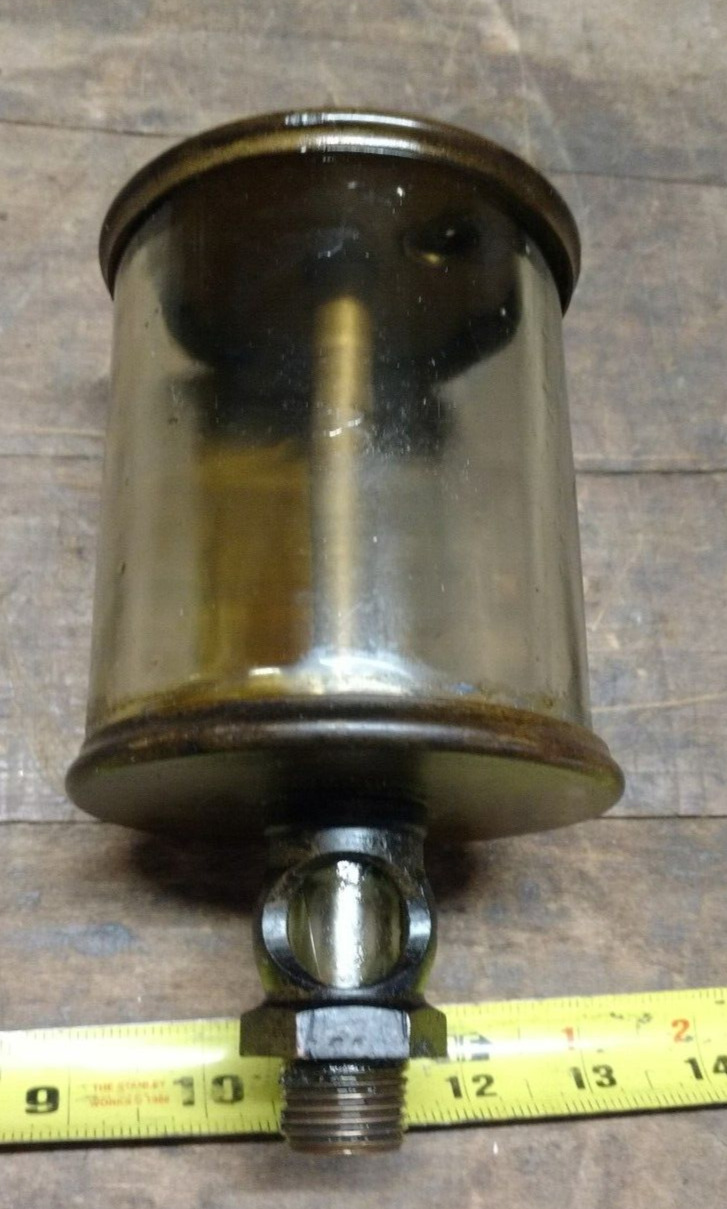 VINTAGE Lunkenheimer NO 6 FIG 1300 SENTINEL Brass Oiler Hit Miss Gas Engine 