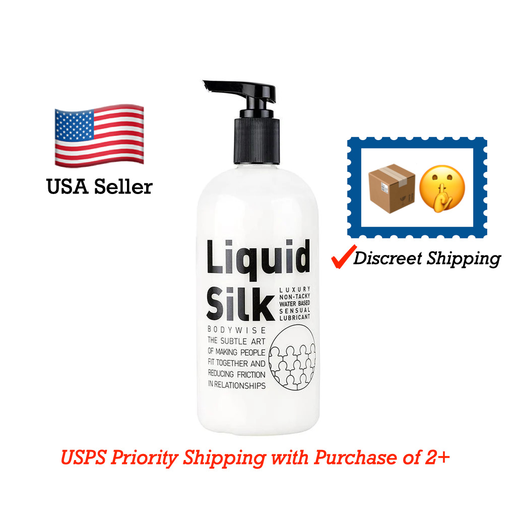 Liquid Silk Personal Lubricant, 250 ml USA Seller FAST SHIP - NEW BATCH