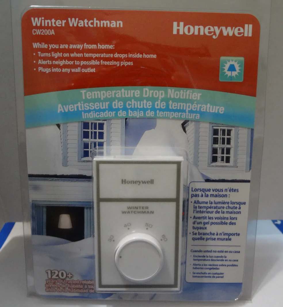 Honeywell Winter Watchman CW200A Temperature Drop Notifier FACTORY SEALED