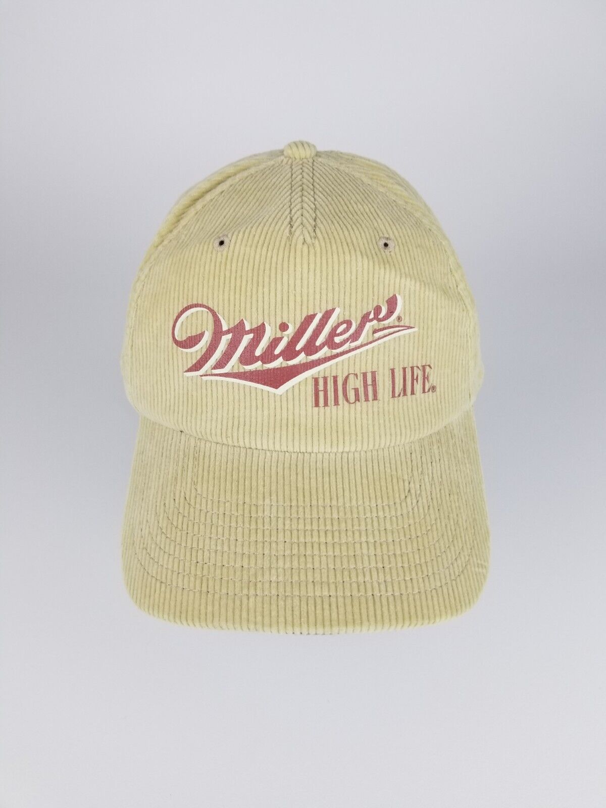 miller high life corduroy hat Retro Vintage 