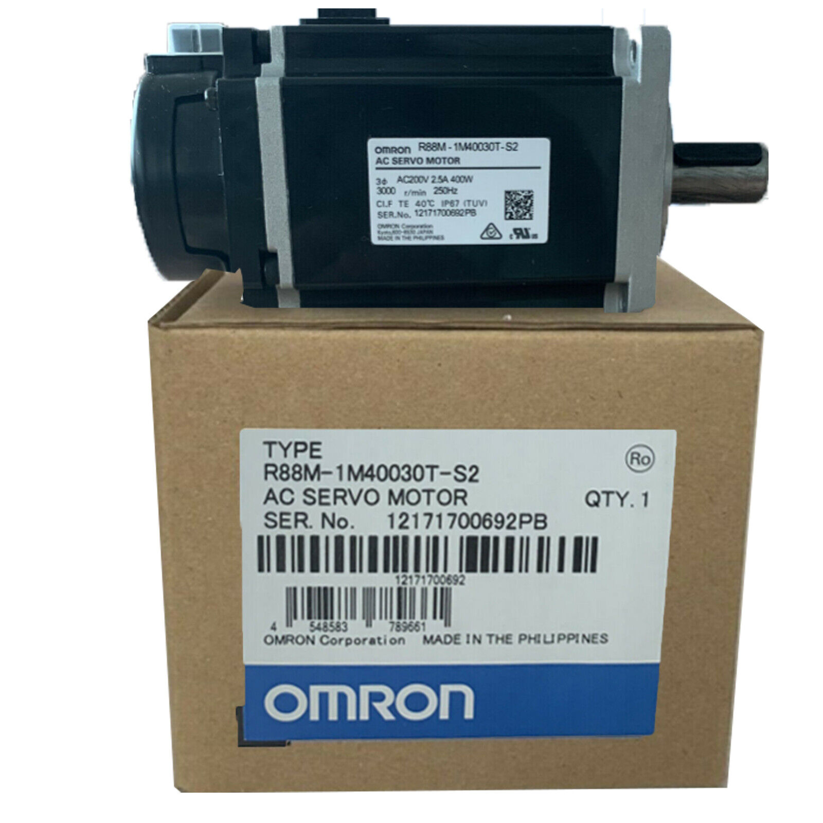 New In Box OMRON R88M-K1K030C-S2 / OMRON R88MK1K030CS2 (BRAND NEW)