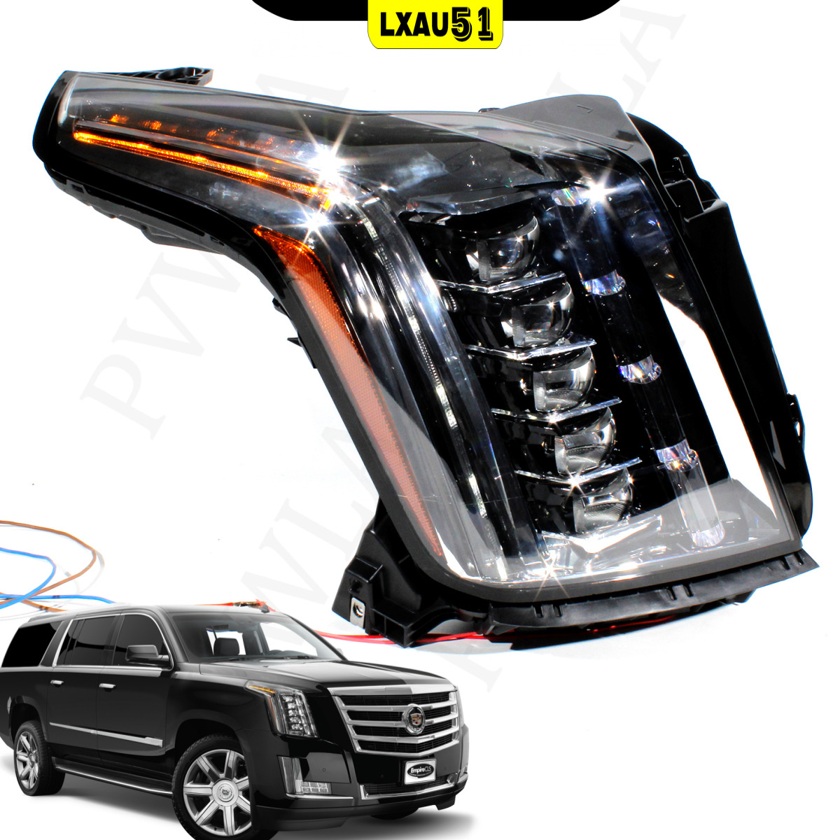 for Cadillac Escalade 2015-2020 Led Right Passenger Side Headlight Lamp DOT SAE