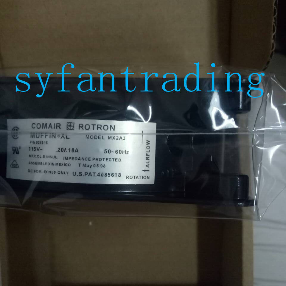 ORIGIANL COMAIR MX2A3 028316 Cooling fan 115V 120*120*38 good condition