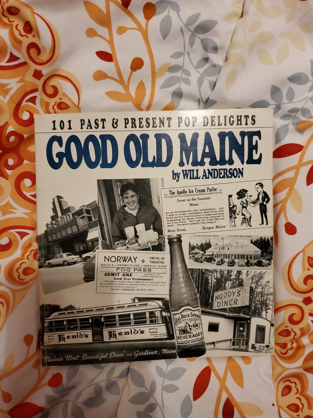 Good Old Maine 101 Past & Present Pop Delights Will Anderson Paperback SIGNED