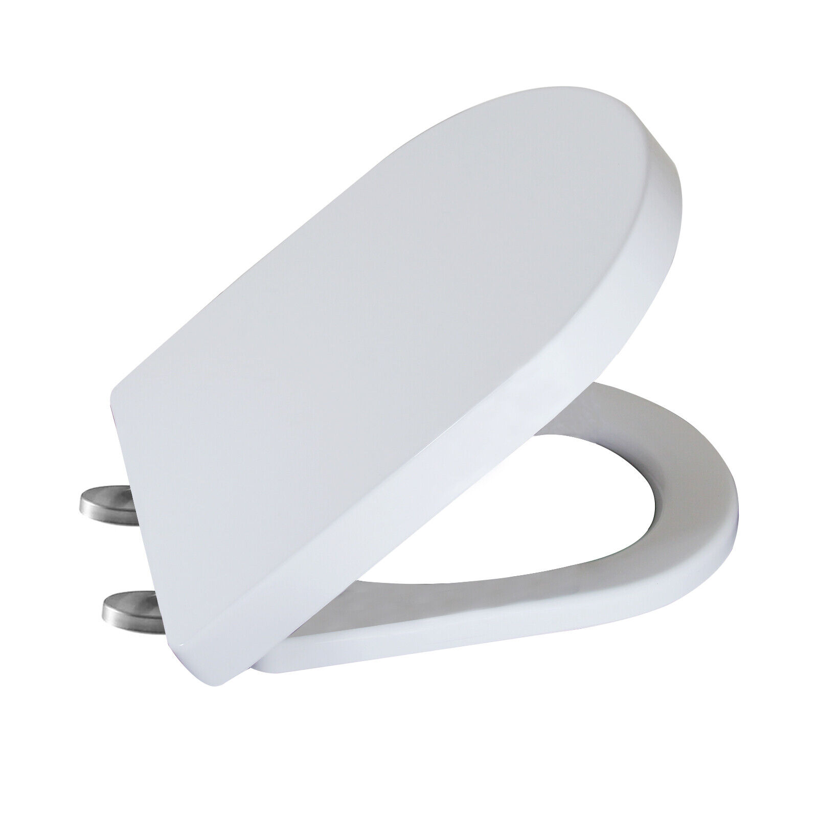 OPEN-BOX UF U Shape Toilet Seat For Small Compact Toilet Soft Close Top Mounted