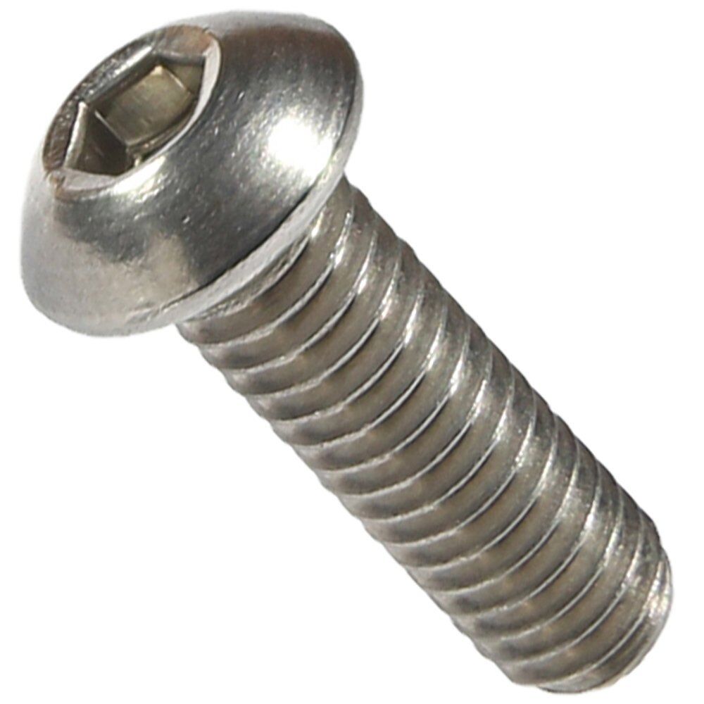 M4-0.70 x 20MM Button Head Socket Cap Screws ISO 7380 Stainless Steel Qty 500