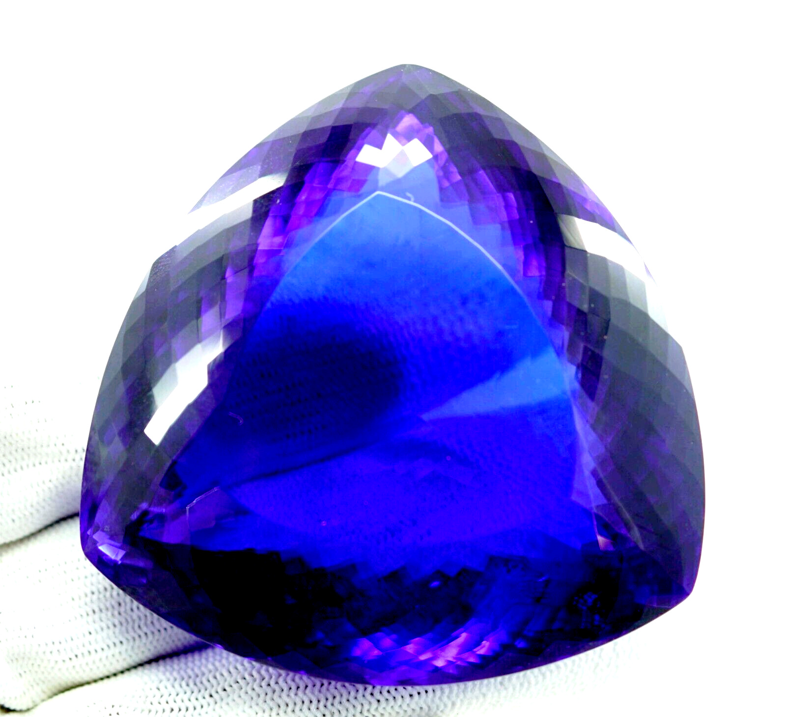 2000Ct A Certified Natural Brazilian Blue Topaz Big Size Triilion Loose Gemstone