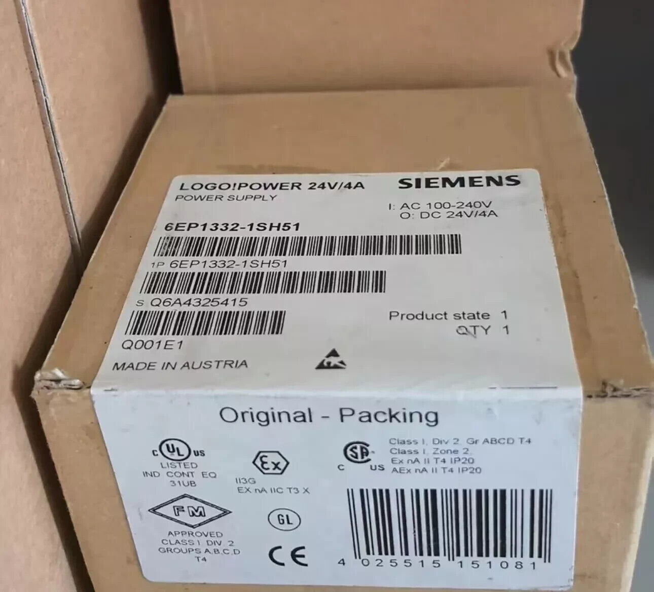 ONE New Siemens 6EP1332-1SH51 SITOP power module