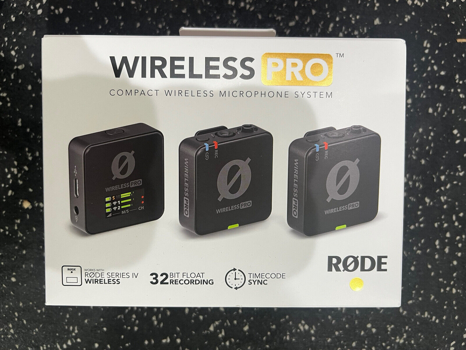 Rode Wireless Pro Dual-Channel Pro Compact Wireless Microphone System, New