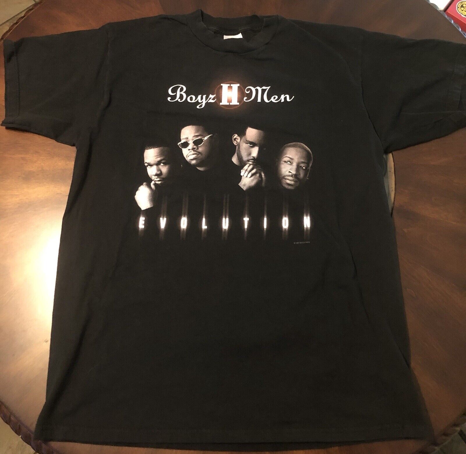 Vintage 1998 Boyz II Men Evolution Tour R&B T-Shirt Size XL VTG Rare