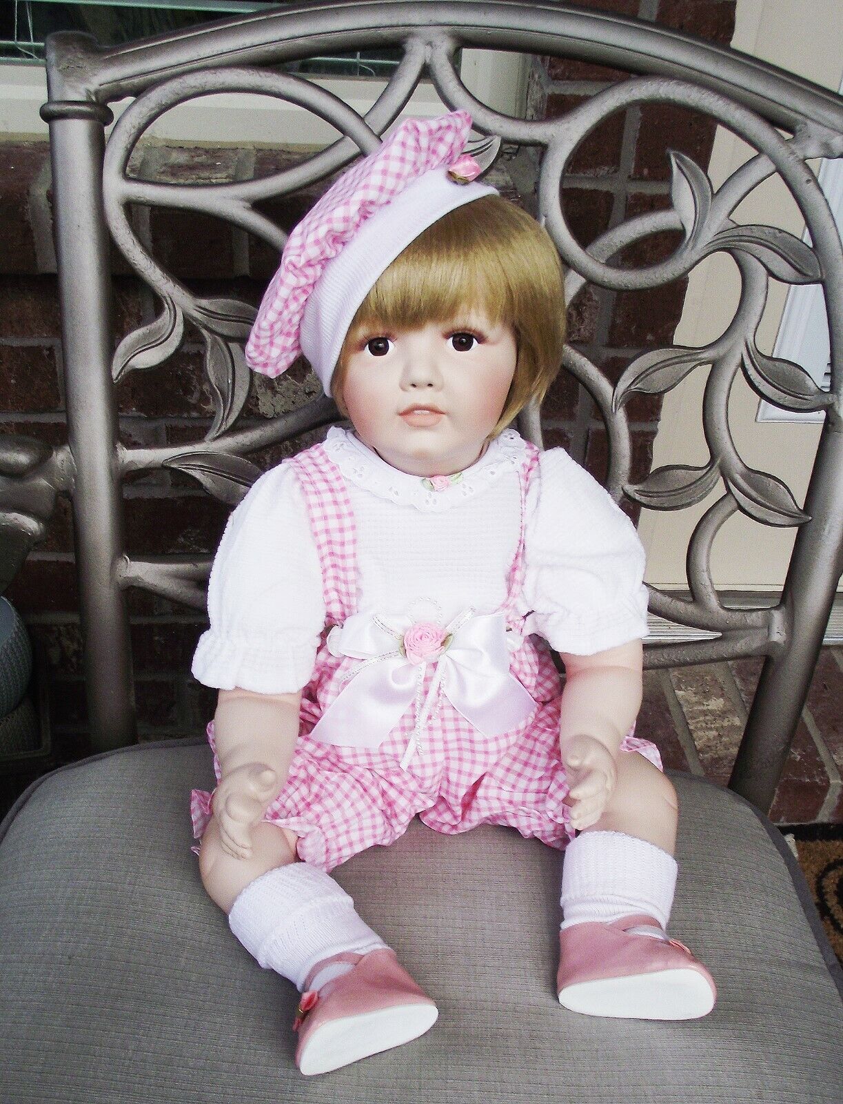 ANTIQUE REPRODUCTION GERMAN HILDA MOLD 237 JDK 21 in COLLEEN APPLEWHITE DOLL NEW