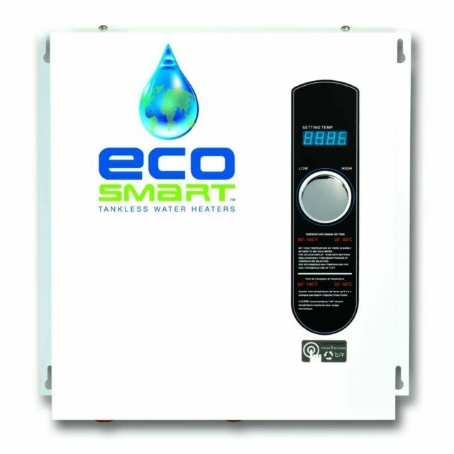 EcoSmart ECO 27 Tankless Electric Water Heater - White