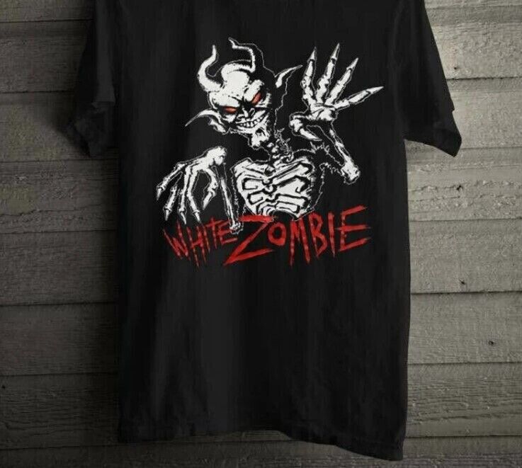 RARE White Zombie Shirt Vintage 1990s 666 Unisex T-shirt cute new