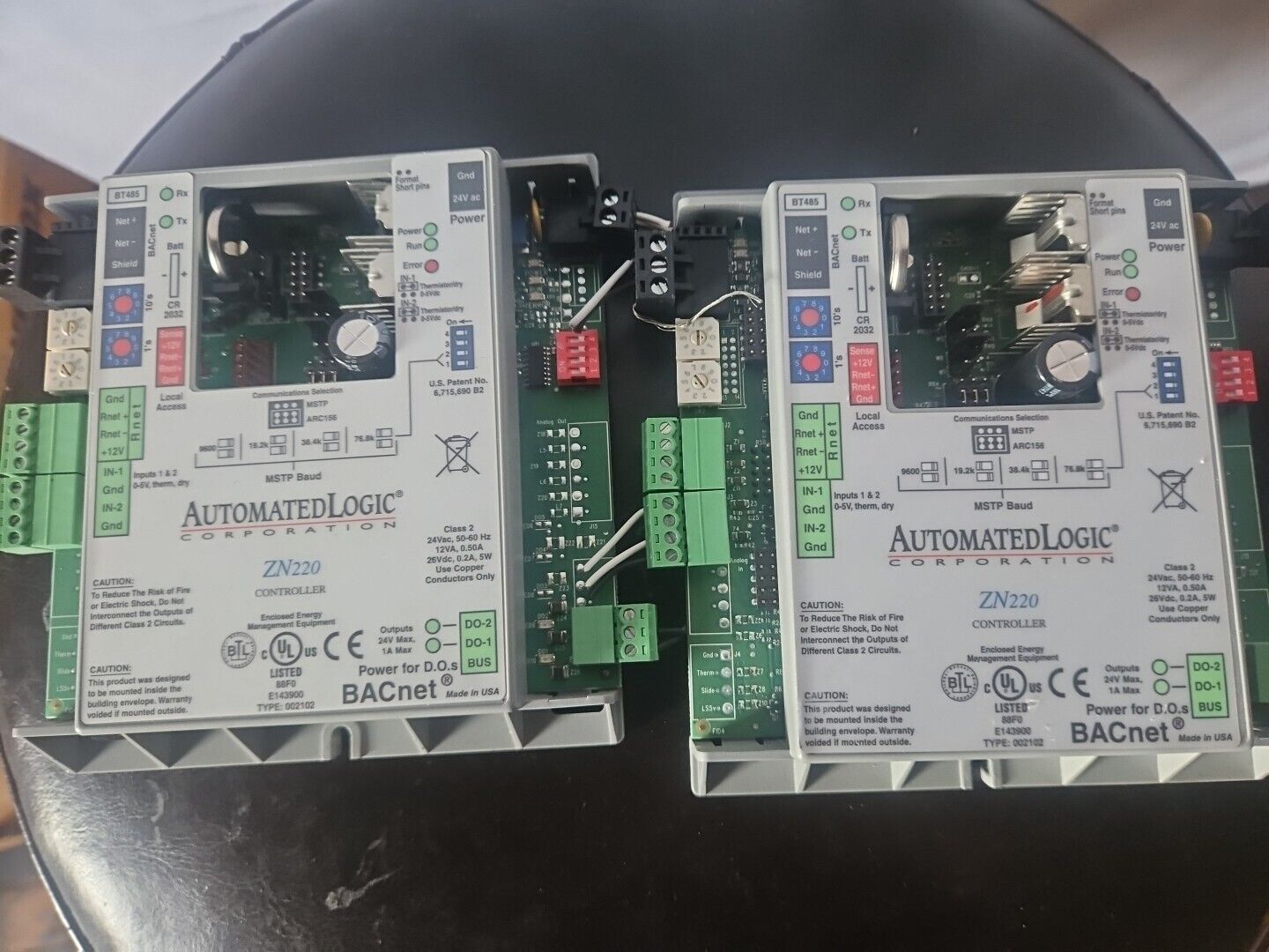 Lot Of 2 (Two) Automated Logic ZN220 Fully Programmable Zone Controller