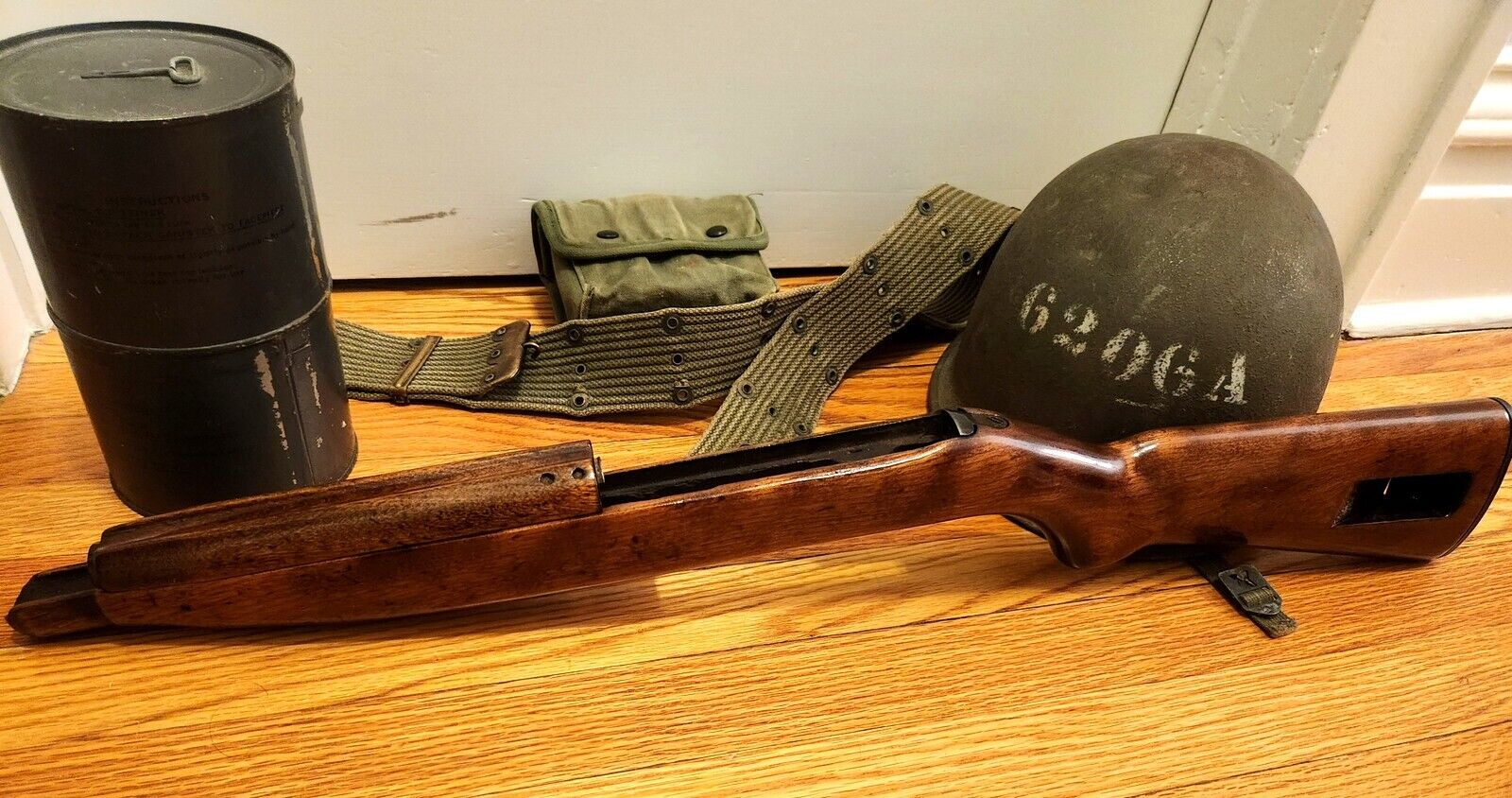 M1 Carbine USGI WW2 Rifle Stock Refinished By SPT Refinishing