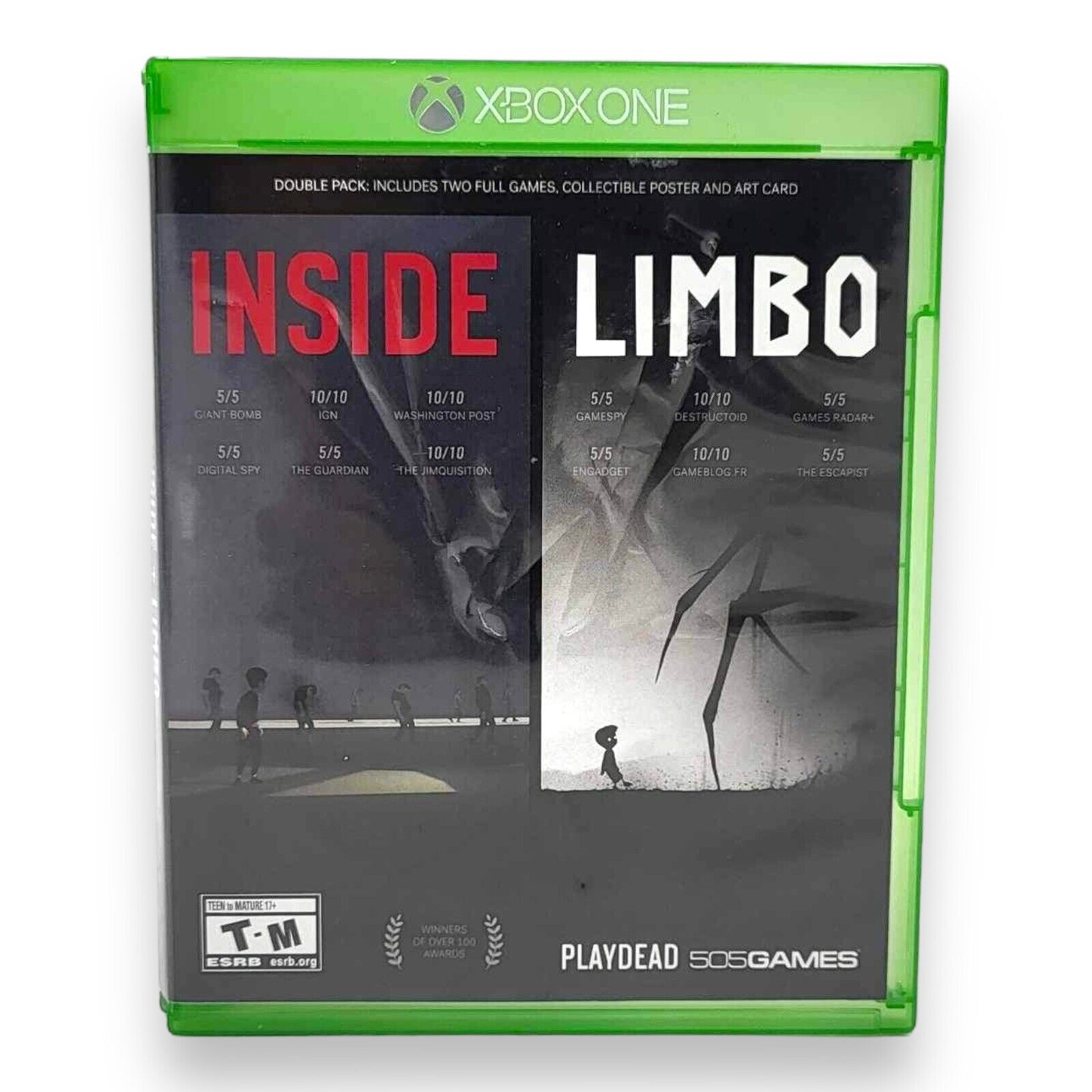 Inside + Limbo Playdead Adventure Pack CIB (Microsoft Xbox Series X/S Xbox One)