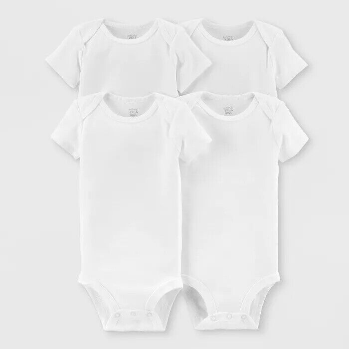 Carters Bodysuits Baby Boys Short Sleeve Unisex Sets New