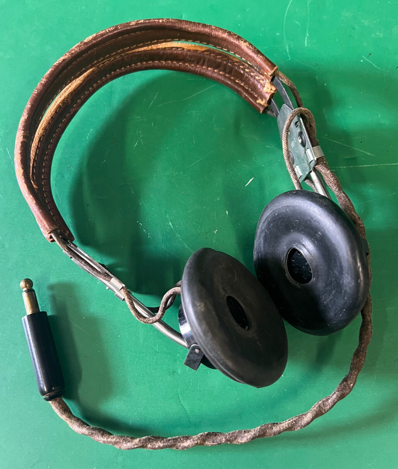 USAAF TYPE HB-7 HEADSET W/R-14 RECEIVERS