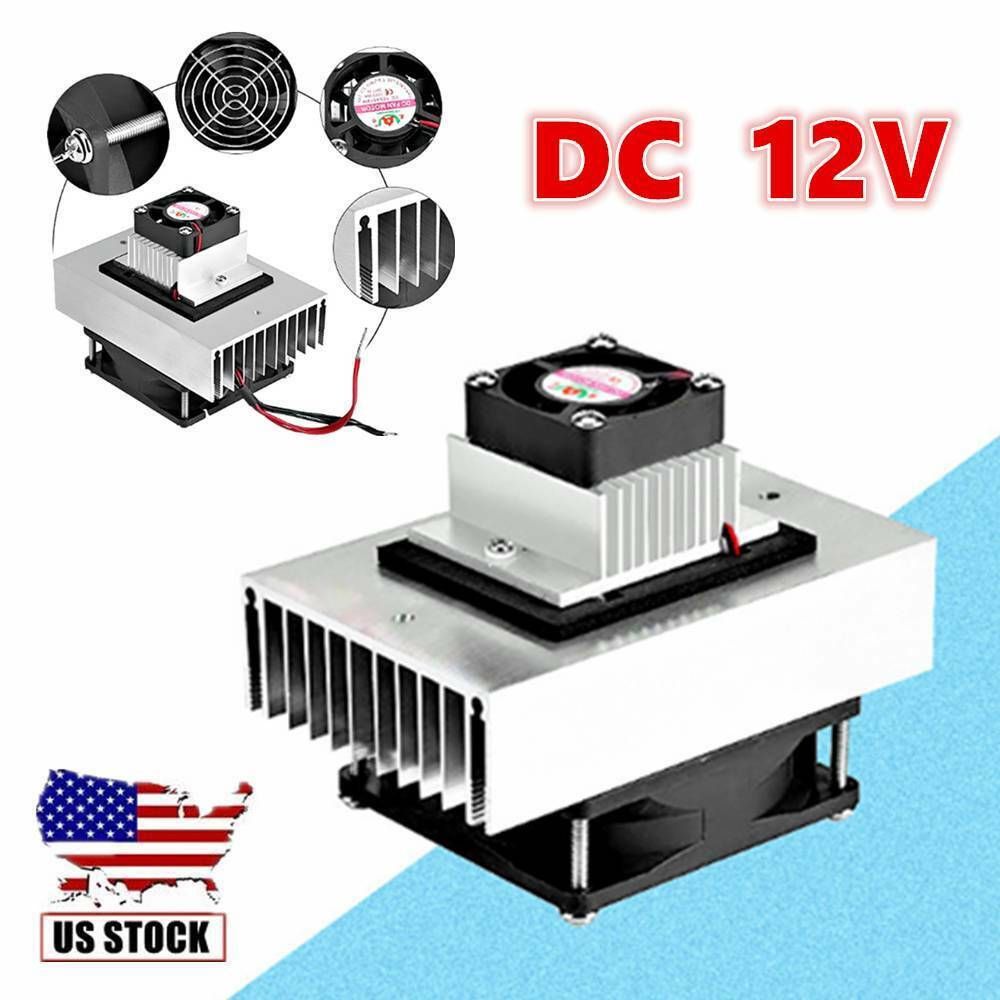 Semiconductor Air Conditoner 12V Cooler Fan Refrigeration Thermoelectric Parts 
