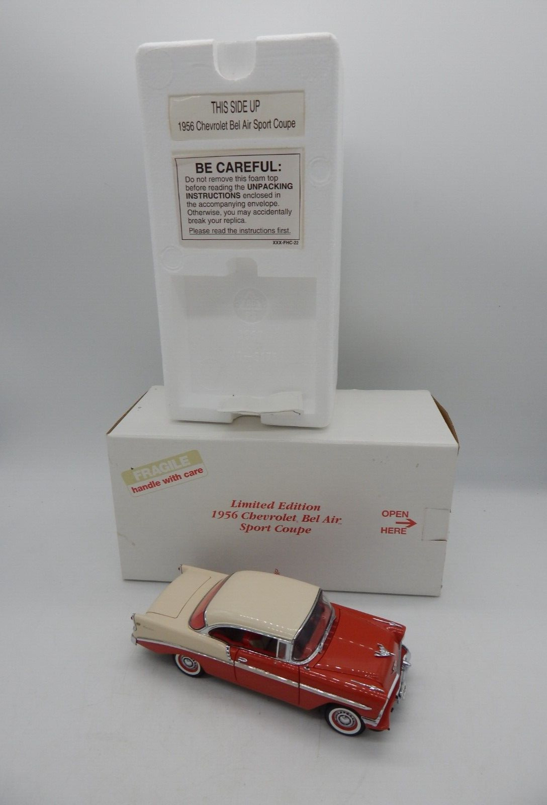 Vintage Danbury Mint Limited Edition 1956 Chevrolet Bel-Air Sport Coupe Model