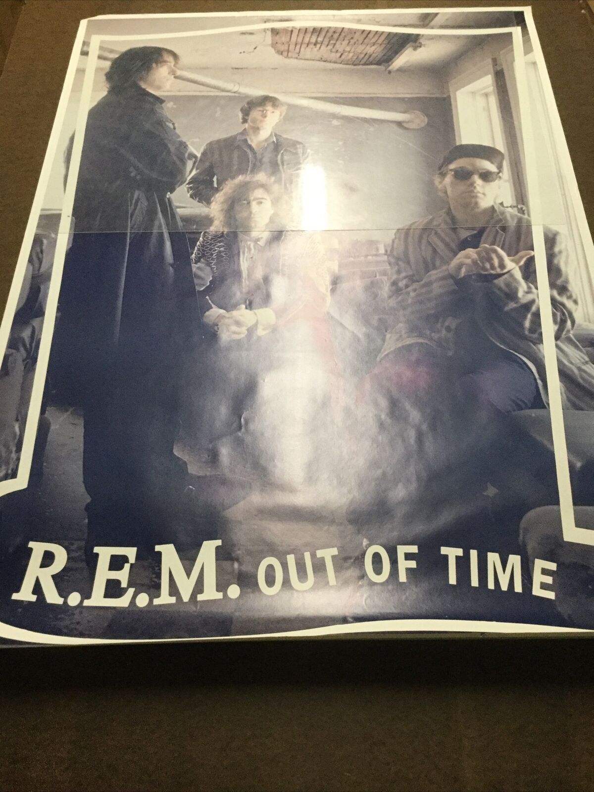 Vintage 1991 R.E.M. Out of Time UK Poster 53” x 38” REM