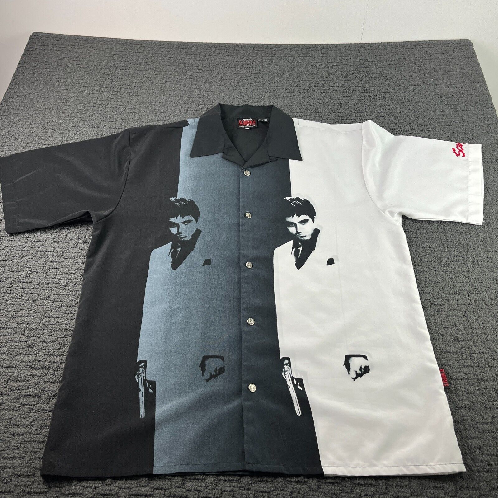 Scarface Shirt Mens 2XL Tony Montana Double Sided Graphic Universal Studios