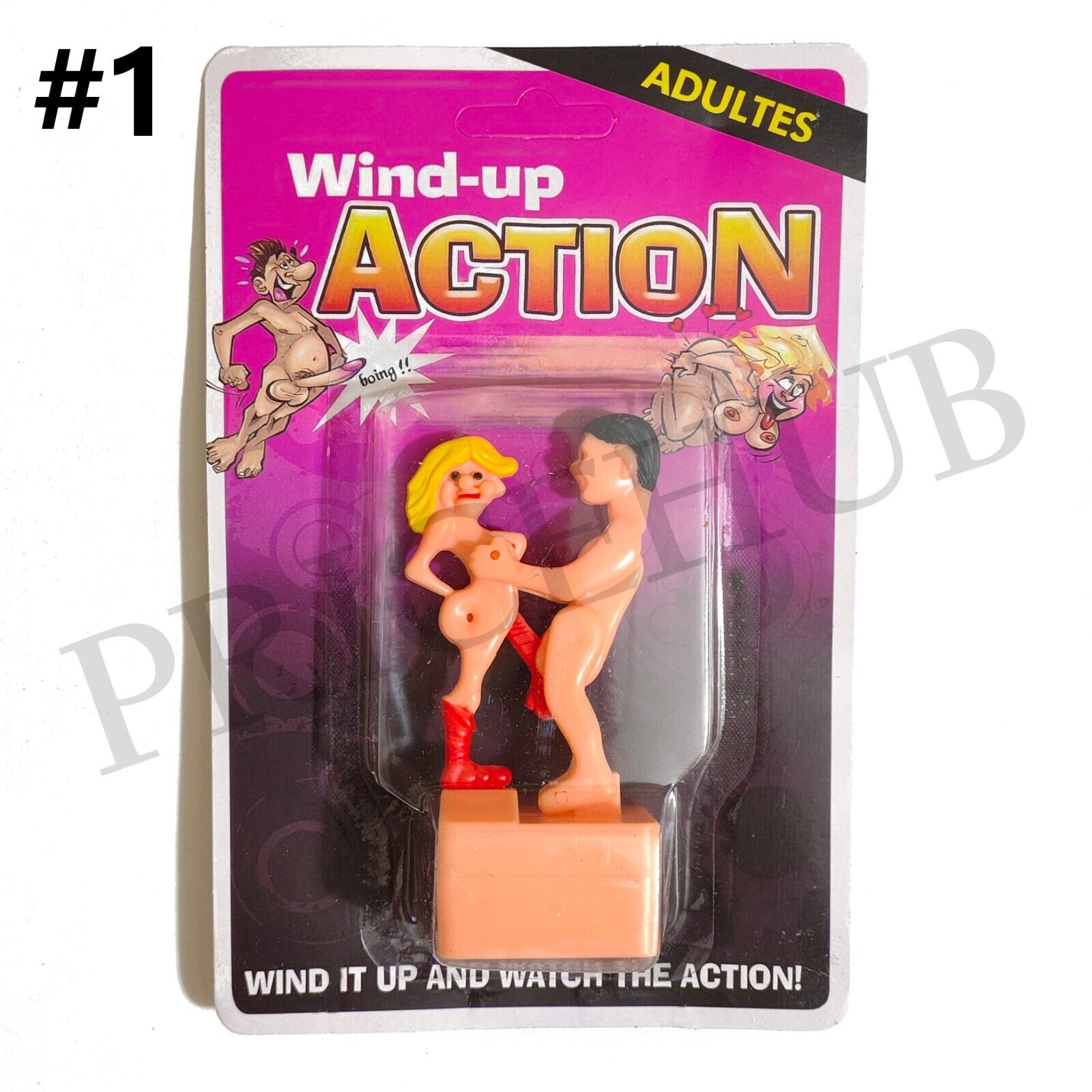 Adult Novelty 5 Lot Wind Up Toy Fun Loving Couple sex action Bachelorette Party