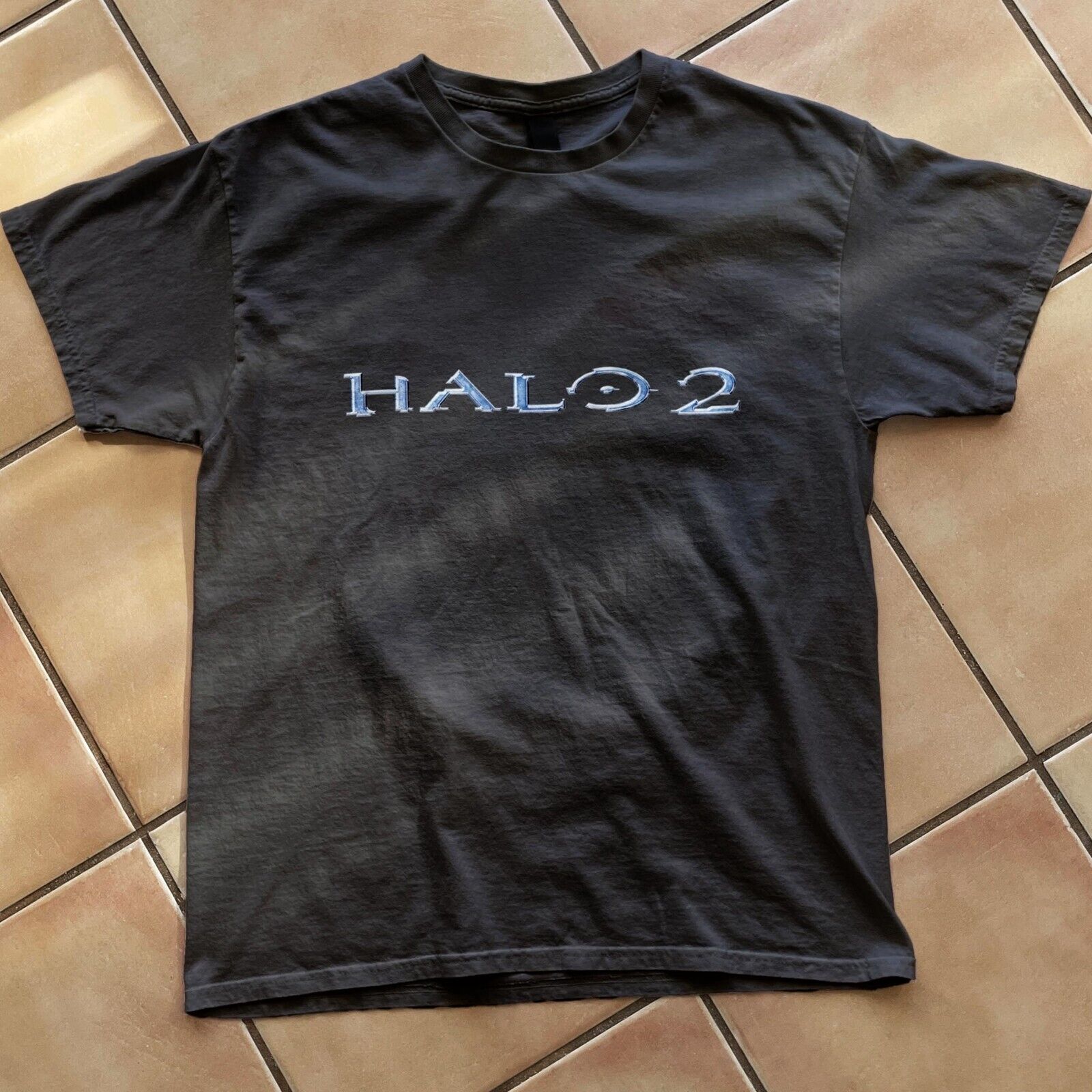 Halo 2 logo, retro gaming tee Vintage Gaming Shirt Y2k