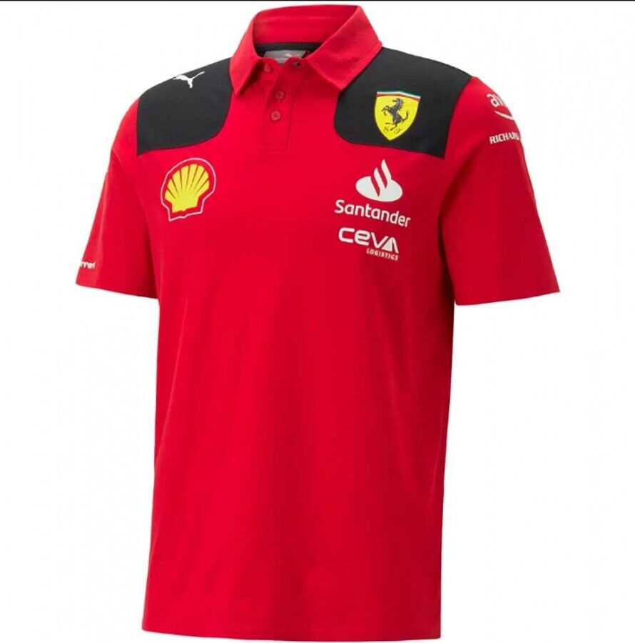 Scuderia Ferrari F1 Team Polo Shirt 2023