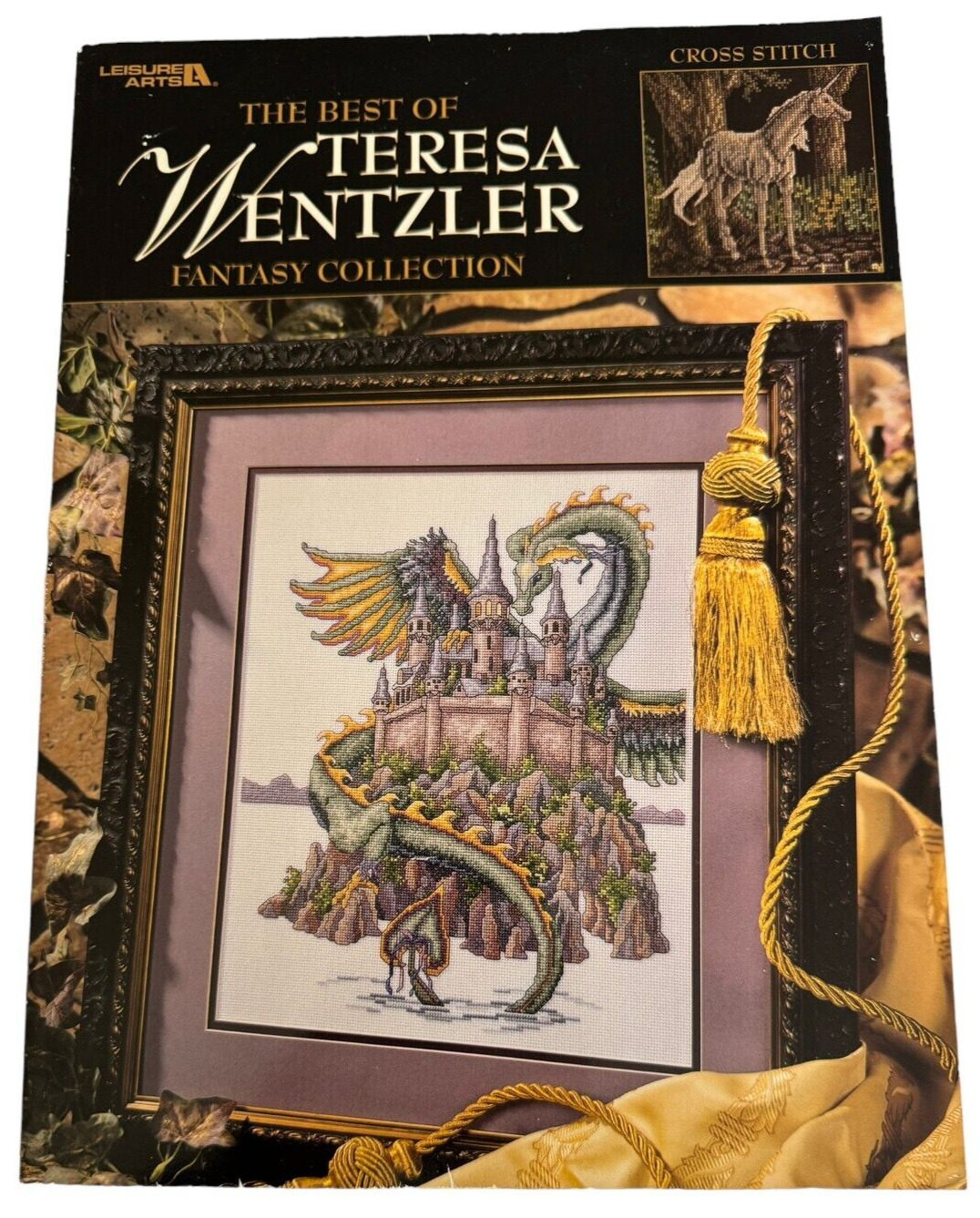 Leisure Arts Cross Stitch Patterns Best of Teresa Wentzler Fantasy Collection