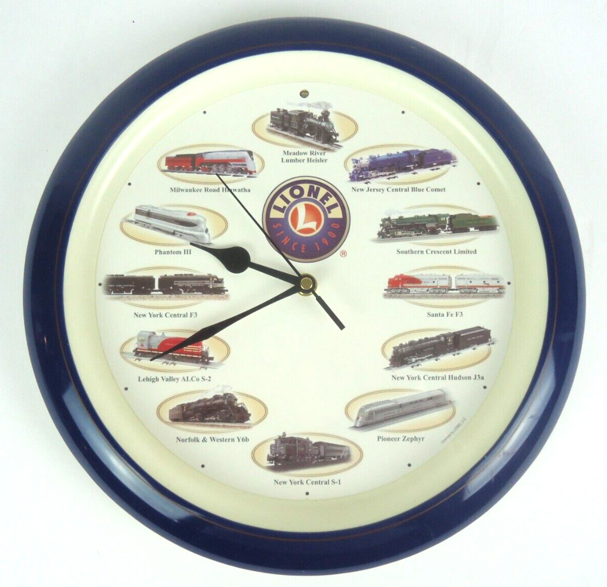 LIONEL Train Wall Clock with Sounds TESTED  13\