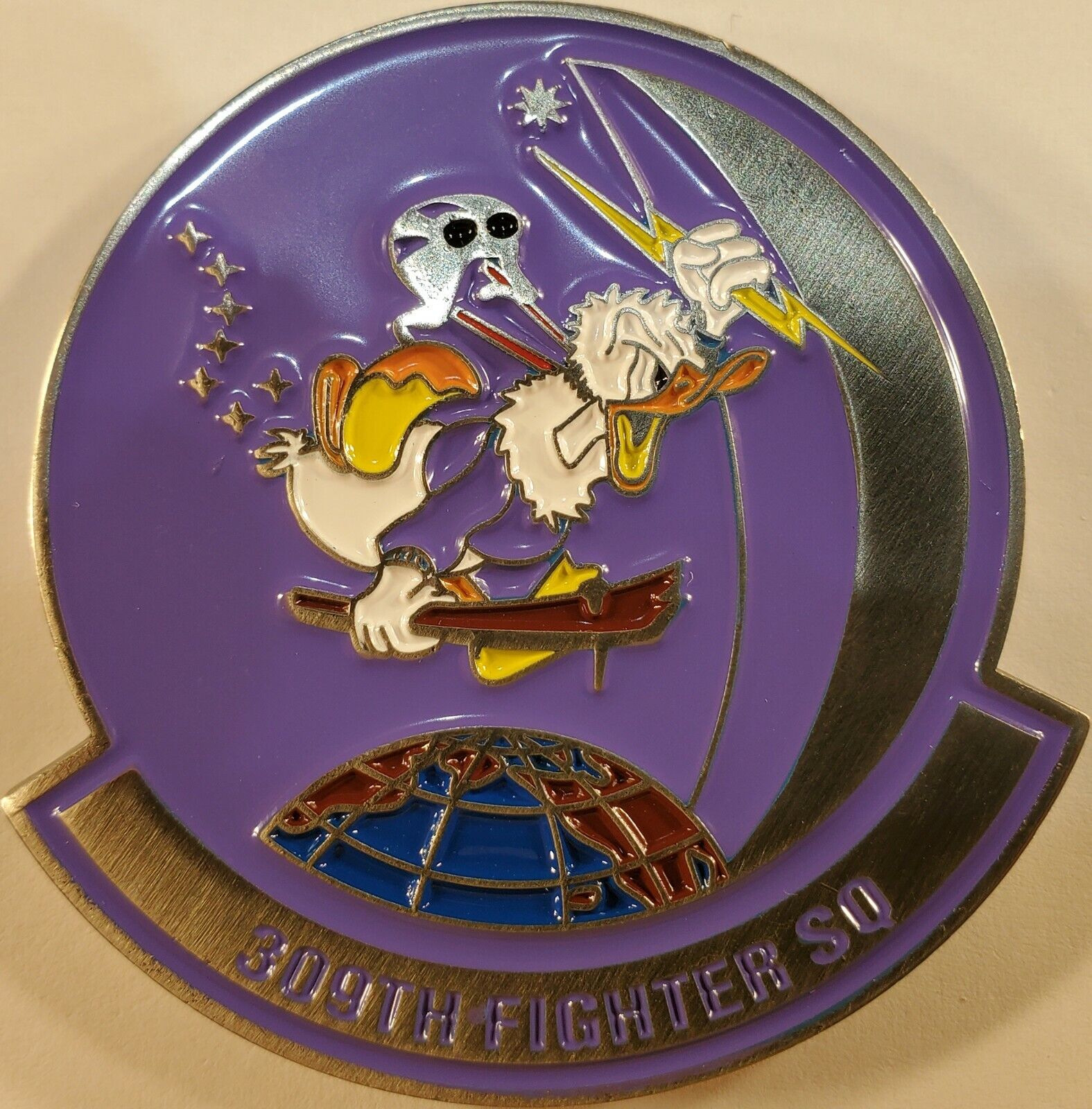 US Air Force 309th Fighter Squadron F-16 Commemorative Challenge Coin 2\