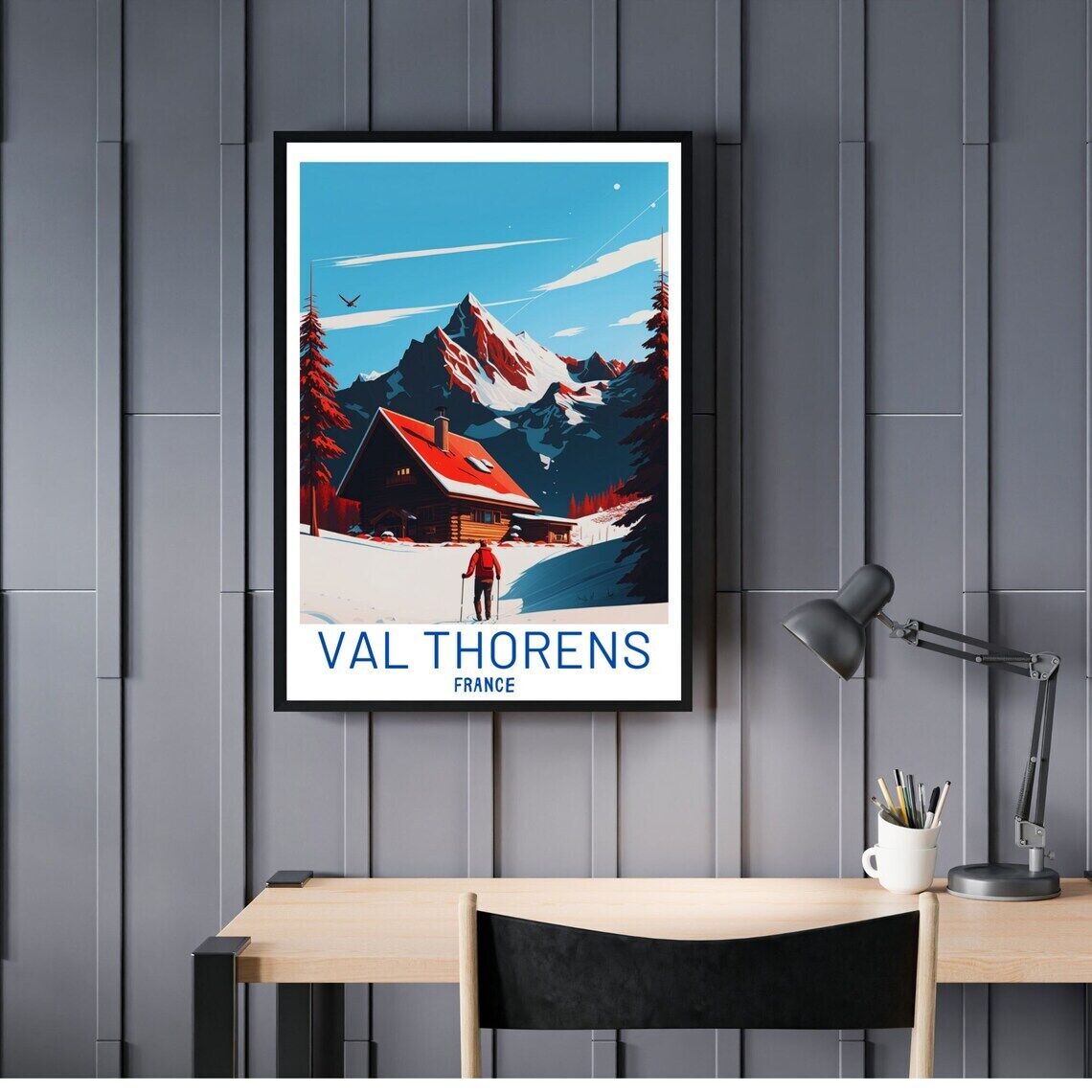 Val Thorens Travel poster Choose your Size