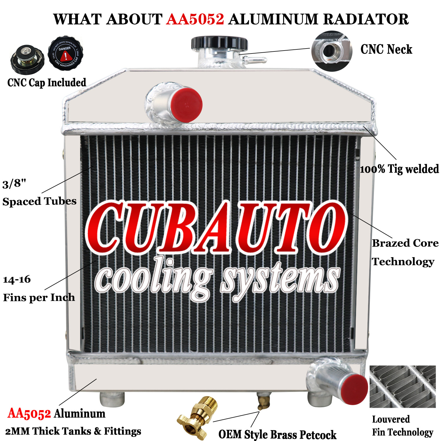 Radiator For Kubota B6100 B7100 B6100HST B7100HST-DT 15553-72060