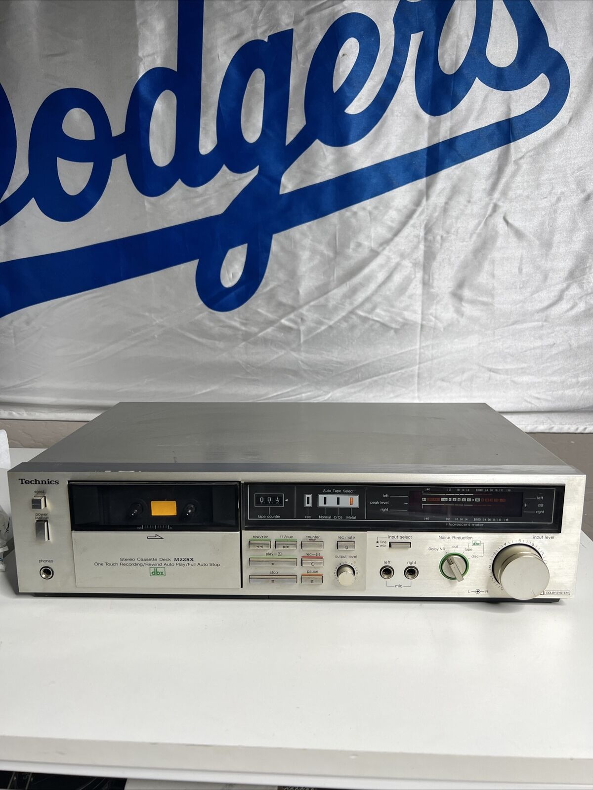 Vintage TECHNICS Stereo Cassette Tape Deck Dbx RS-M228X
