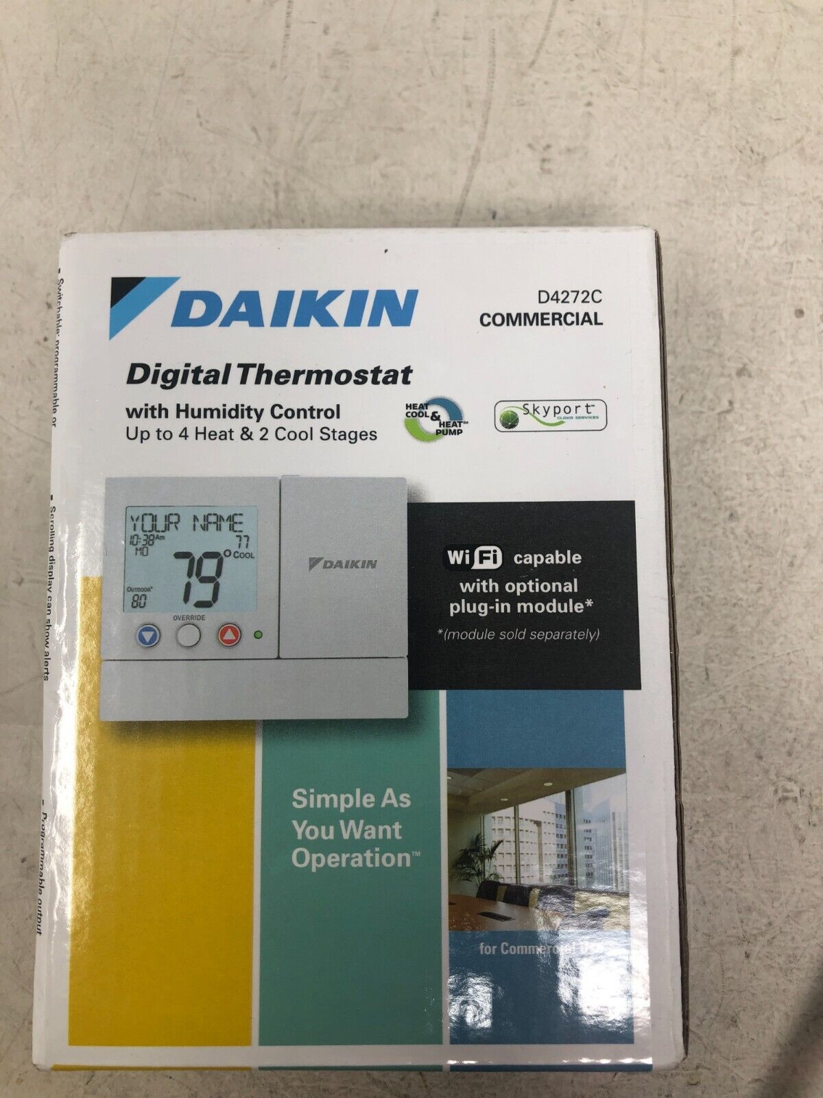 Daikin Commercial Digital Thermostat D4272C