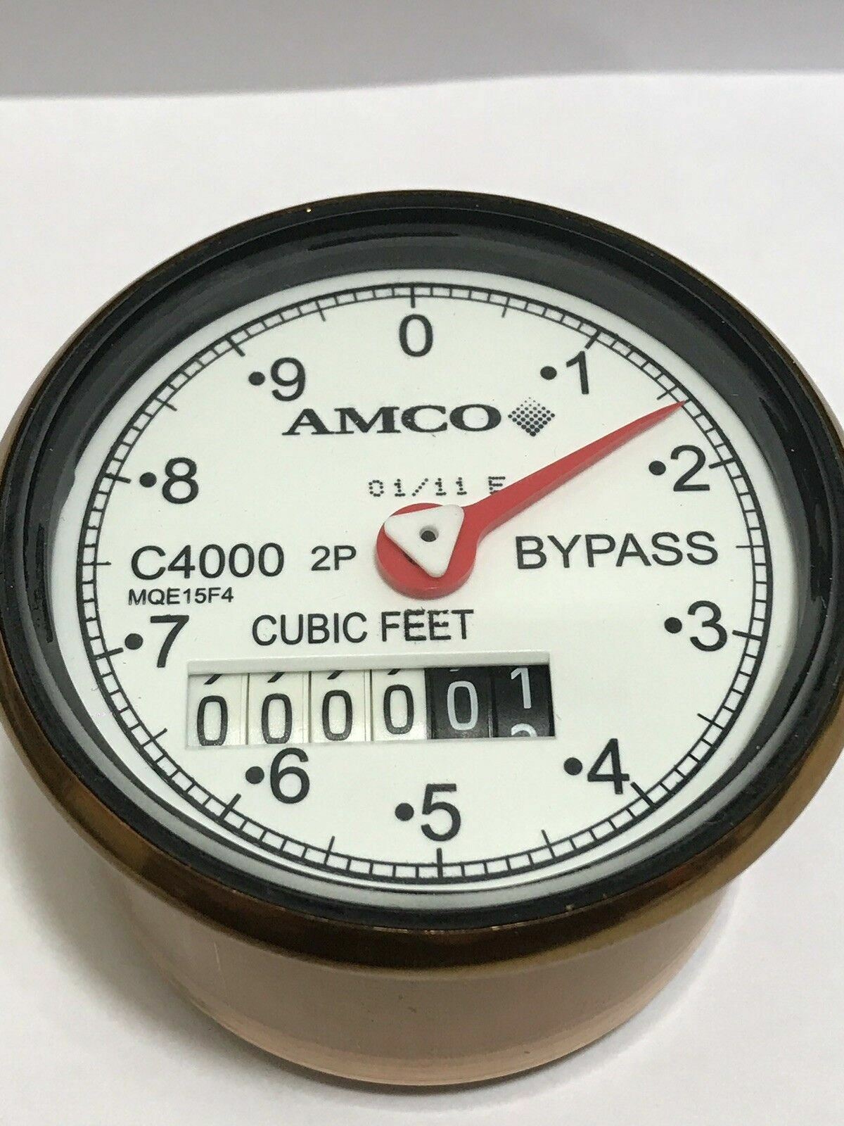 Elster AMCO C4000 Bypass Register Clock or Water Meter 3” 4” 2P