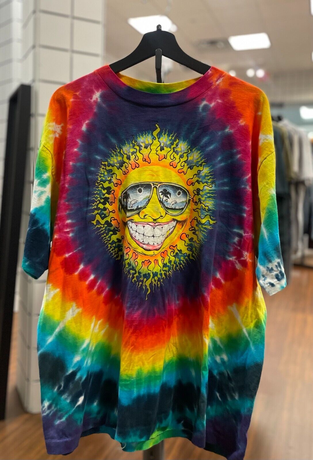 Vintage 90s  Grateful Dead Jasper Sun Shirt X-Large Tie Dye RARE