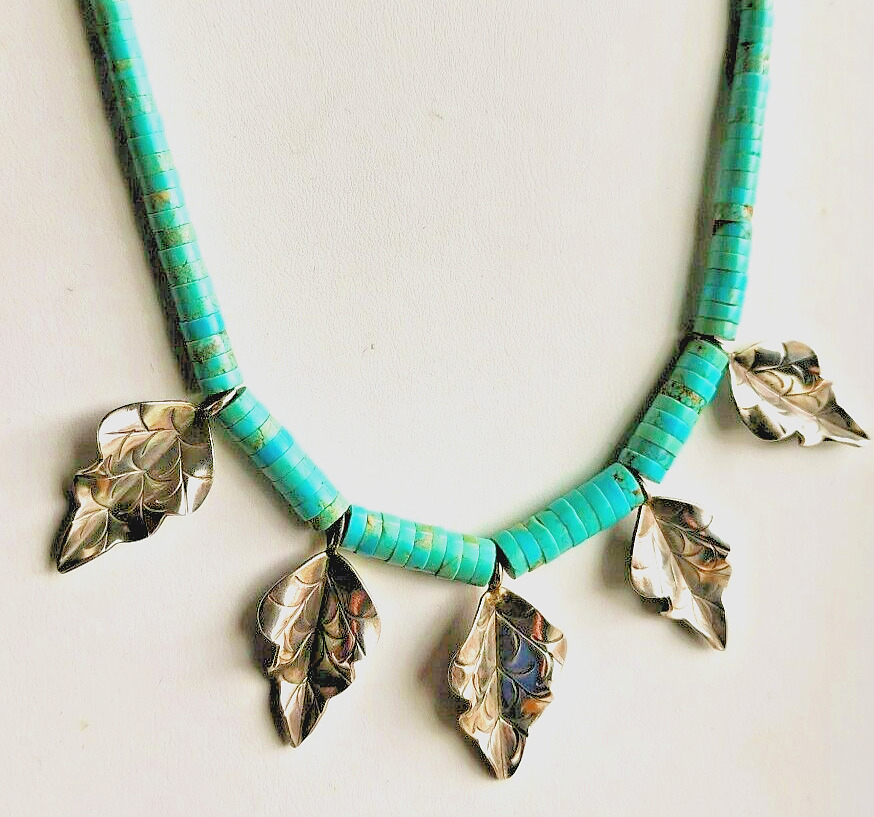 RARE .999 Silver Turquoise Necklace
