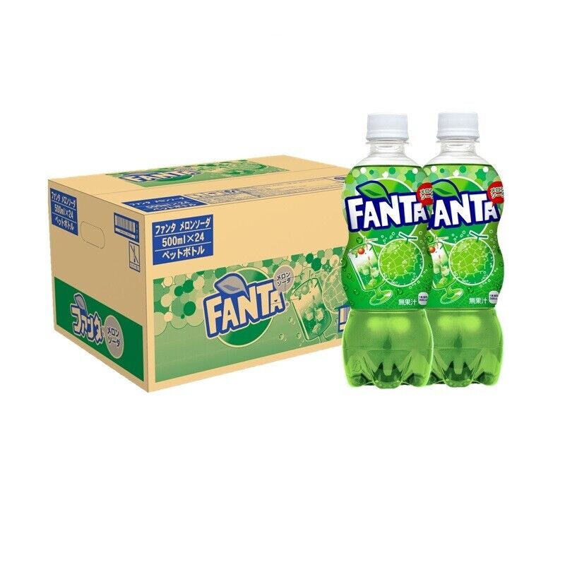 Coca-Cola Fanta Melon Soda 500ml x 24 SODA POP Popular Drinks from Japan 