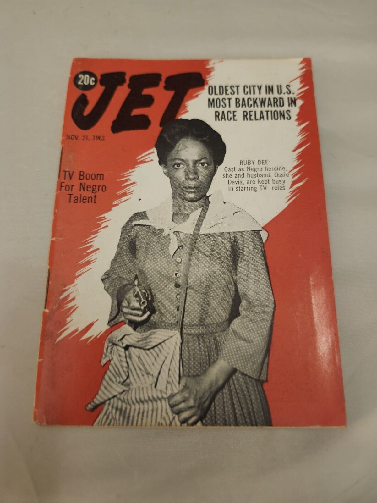 1963 Nov. 21 JET Magazine TV Boom For Negro Talent & Backward Race Relations
