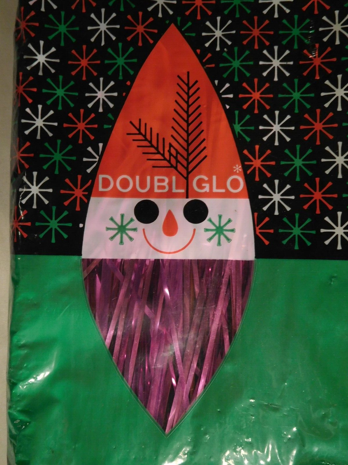 Vintage Iridescent PINK Doubl-Glo Christmas Icicles New in package  ~ Tinsel